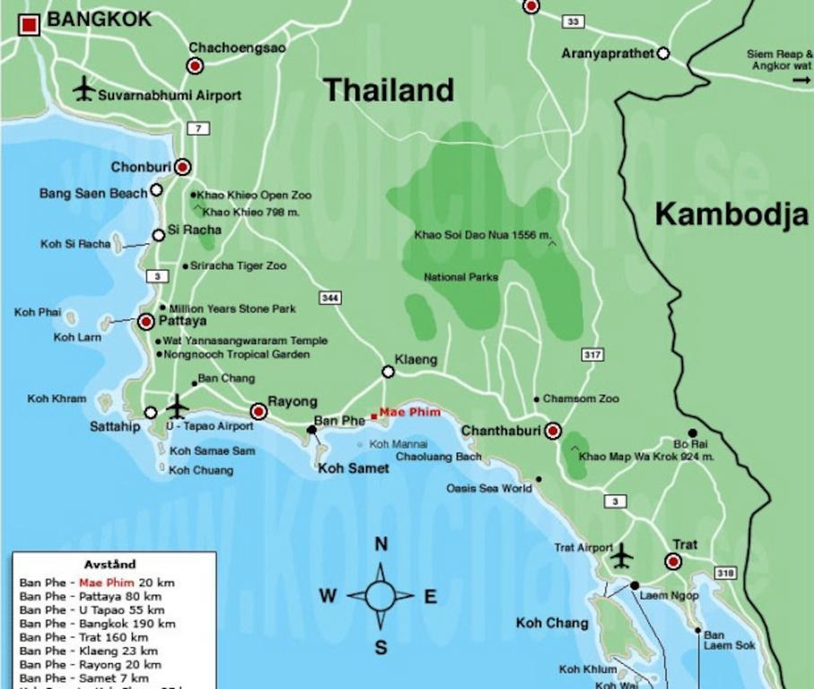 Sea Breeze House Villa Mae Phim Phòng bức ảnh